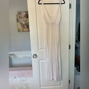 Blue Life White Maxi Dress, Size S